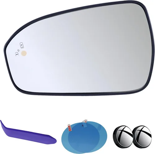 Vista 8 de EAP Espejo lateral del conductor compatible con Ford Fusion 2013-2021, calentado sin atenuación automática DS7Z17K707E DS7Z17K707F KS7Z17K707B