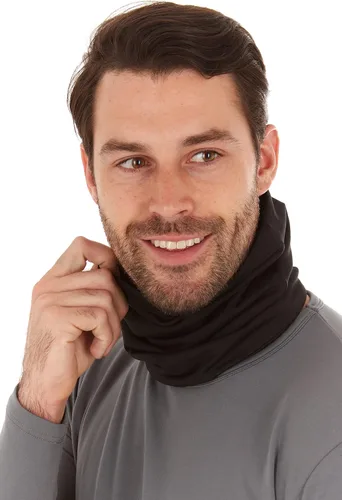 Vista 6 de Thermajohn Calentador de cuello de forro polar para hombre, bufanda de invierno para clima frío