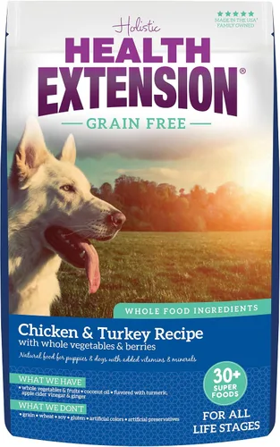 Vista 11 de Health Extension Alimento seco para perros, alimento natural con vitaminas y minerales añadidos, adecuado para todos los cachorros, incluye receta