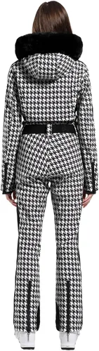 Vista 74 de GSOU SNOW Traje de esquí para mujer, traje de nieve de una pieza, para snowboard, delgado, aislante, impermeable, resistente al viento