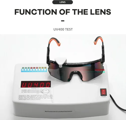 Vista 7 de Gafas de sol polarizadas UV400 de dos tamaños para adultos y jóvenes, hombres y mujeres, deportes al aire libre, béisbol, ciclismo, gafas