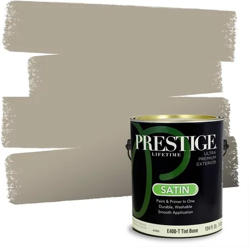 Vista 102 de Prestige Paints - 2 en 1, pintura base y pintura de exterior, P400-D-SW7053