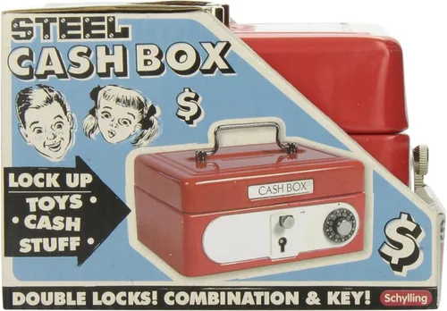Vista 4 de Schylling Locking Cash Box Red, 1 EA