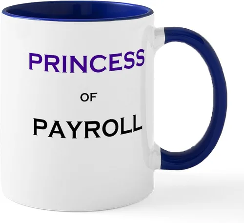 Vista 30 de CafePress Coffee Then Payroll Mugs - Taza de café de cerámica (11 oz)