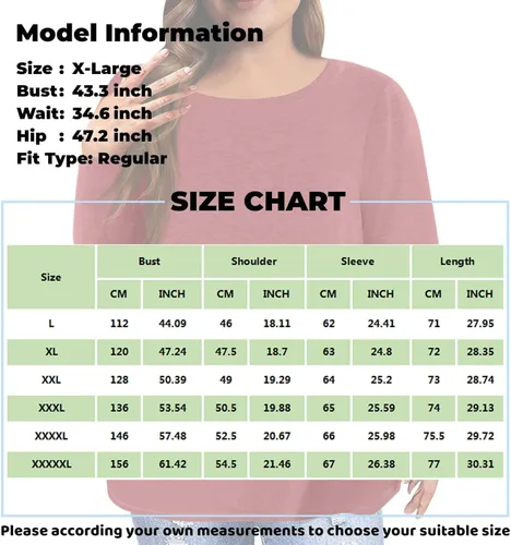 Vista 6 de Camisetas vintage para mujer, a la moda, casual, cuello redondo, manga larga, estampadas