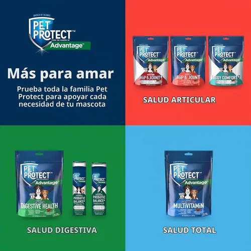Vista 7 de Pet Protect Suplemento de salud digestiva para perros, sabor a pollo, 60