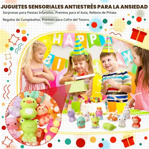 Vista 6 de Halloscume 48 paquetes de juguetes de animales jumbo de levantamiento lento