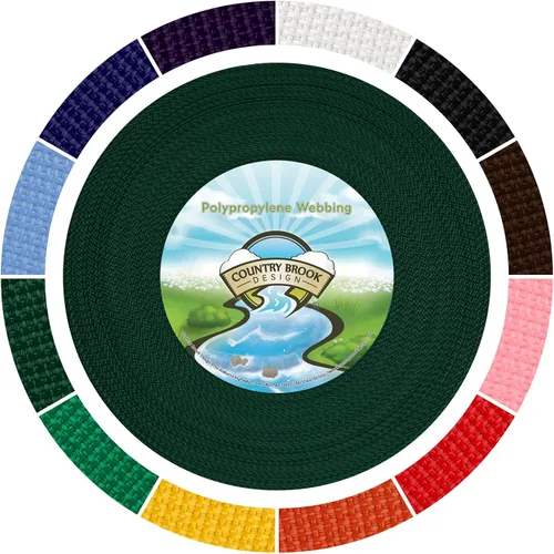 Vista 13 de Country Brook Design - Correa de polipropileno (Polypro) de 1/2 pulgada Negro
