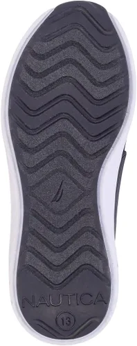 Vista 5 de Nautica Zapatos deportivos con cordones para niños, cómodos zapatos para correr para niños y niñas, niños pequeños y grandes