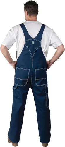 Vista 2 de Liberty - mameluco de jean para hombres efecto gastado