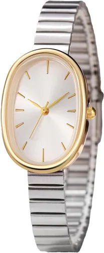 Vista 9 de BESTKANG Relojes Exquisitos para Mujer, Reloj de Lectura Fácil, Reloj de Moda Ovalado Ultradelgado Impermeable para Dama
