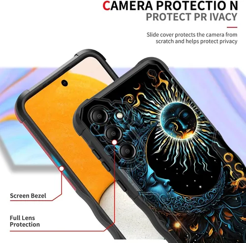 Vista 548 de Funda para Galaxy A14 5G, [Doble Capa][Protección contra Caídas de Grado Militar de 10 Pies] [Antideslizante] Funda Resistente a Prueba de Golpes