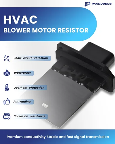 Vista 6 de PANNUOSCS Resistencia de motor de ventilador HVAC compatible con Ford Expedition Escape F150 F250 F350 Super Duty Mustang Lincoln Mark LT Mercury