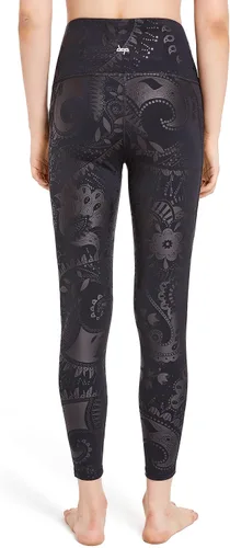Vista 5 de DOVPOD - Leggings de yoga con estampado de cintura alta para mujer