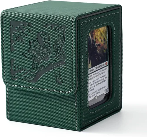 Vista 26 de Venssu Angel Themed MTG Deck Box with Commander Display (White and Grey)