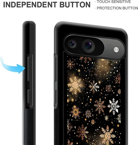 Vista 507 de Compatible con Google Pixel 4A 5G Mobile Case Creative Acrylic Panel trasero Silicona Protección Grip especialmente diseñado para Google Pixel 4A 5G