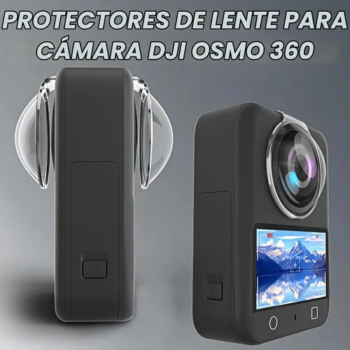 Vista 3 de Protectores de lente para cámara DJI Osmo 360, cubierta protectora de lente para DJI Osmo 360 Standard Combo Accesorio