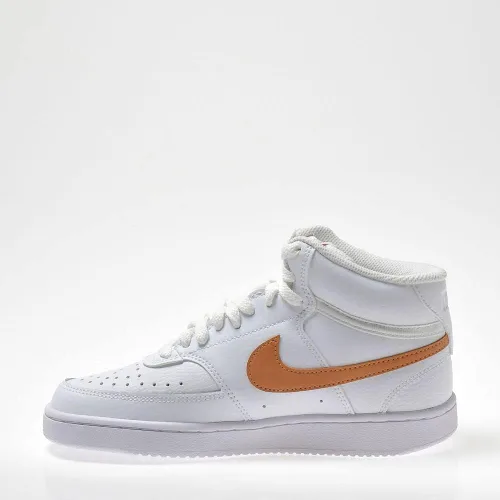 Vista 2 de Nike Tenis Court Vision Mid para mujer, NegroBlanco, 7