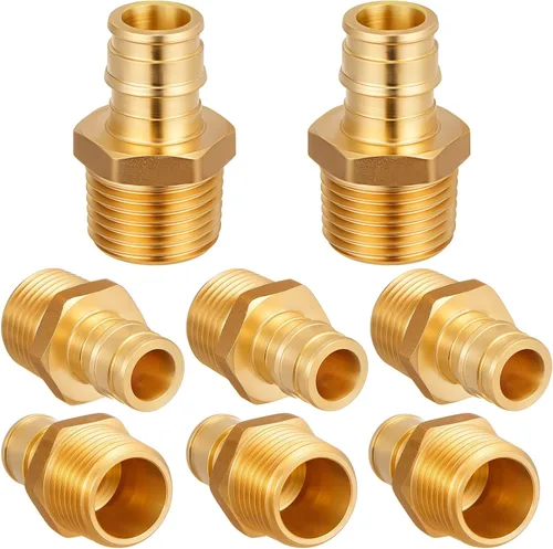 Vista 20 de 1 "X 1" Codo de 90 grados Pex A Accesorios de expansión Accesorios de latón Herramienta de crimpado Pex para conexión de tubería de tubería, ASTM