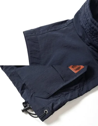 Vista 5 de Gnveub Chaleco de pesca para hombre, para trabajo al aire libre, secado rápido, con cremallera, reversible, con múltiples bolsillos