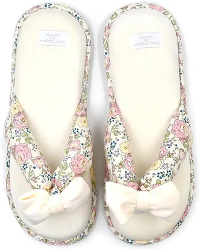 Vista 4 de Millffy womens Summer Slippers Coral Slippers flip Flops Japanese Slippers Floral Slippers