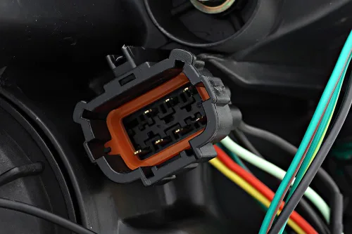 Vista 7 de Para Infiniti G35 Coupé Faros Lámparas Set 2003 2004 2005 HID lado del conductor y pasajero
