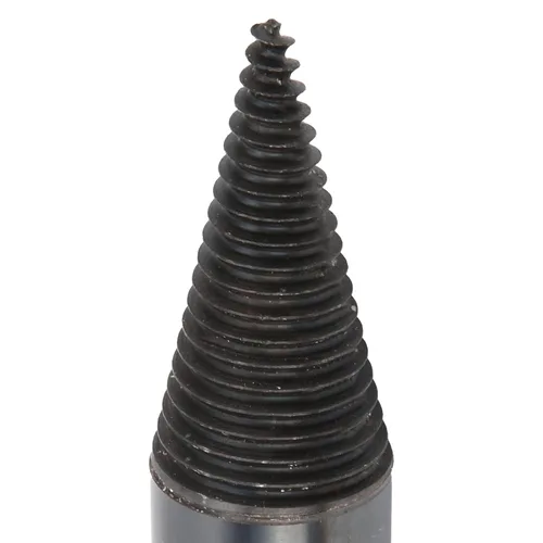 Vista 8 de Broca divisora de madera de 1.260 in, 2 piezas, broca para leña, divisor de leña, divisor de leña, broca para cortar leña y leña