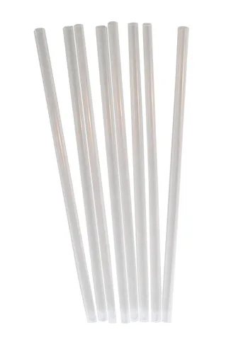 Vista 8 de Daxwell Pajitas de leche delgadas de plástico, envueltas individualmente, blanco, 5.75" x 0.146 in, C10001366 (12.000; 24 cajas de 500)