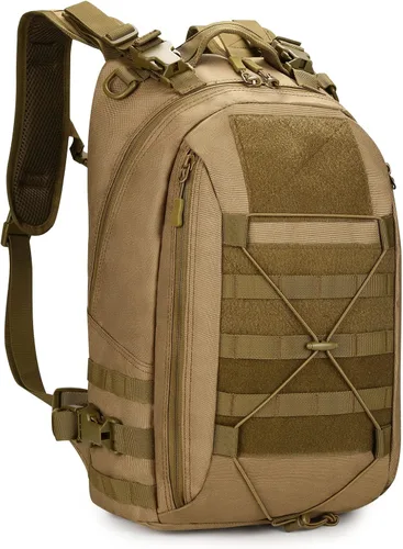 Vista 9 de HUNTVP Mochila táctica militar MOLLE mochila de caza mochila táctica Backpck paquete de asalto que se puede fijar con el chaleco y el cinturón