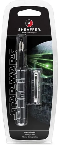 Vista 5 de Sheaffer Pop Star Wars Death Star Star - Pluma estilográfica con borde cromado y punta mediana