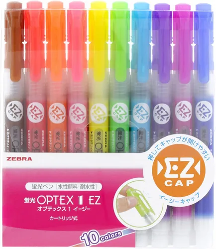 Vista 13 de Zebra B-WKS11-BL Resaltador Optex 1 EZ Azul 10