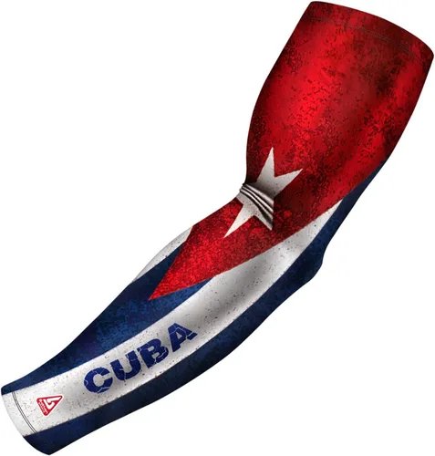 Vista 35 de B-Driven Sports Sleeve Pro-Fit - Manga Patriótica - Estados Unidos, Cuba, México, Israel, Canadá, Venezuela, Rep. Dominicana - Individual