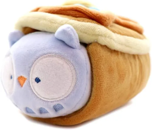 Vista 14 de Anirollz Puppiroll de peluche en atuendo de burrito – Animal de peluche Kawaii con disfraz extraíble – Lindo juguete de peluche blandito, regalo