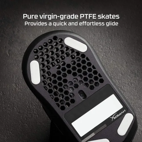 Vista 5 de HyperX Pulsefire Haste - Mouse para juegos - Ultraligero, 2.12oz, carcasa de panal de abeja, diseño hexagonal, cable USB HyperFlex, hasta 16000 DPI
