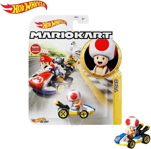 Vista 4 de Hot Wheels Mario Kart Sapo con Kart Racer, GJH63