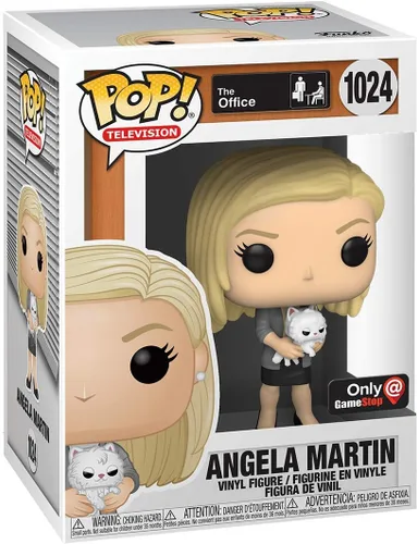 Vista 4 de Funko Pop! The Office Angela con Sprinkles Cat Exclusivo