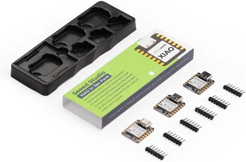 Vista 5 de XIAO nRF52840 Paquete de 3 piezas: NFC, antena Bluetooth 5.0 integrada, compatible con Arduino, MicroPython, CircuitPython, tinyGo, Zephyr