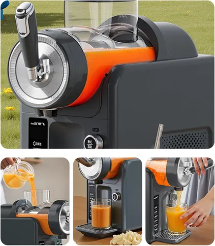 Vista 7 de Máquina de granizado no necesita hielo, máquina granizada para el hogar, máquina de bebidas con 6 programas preestablecidos para margaritas Gris