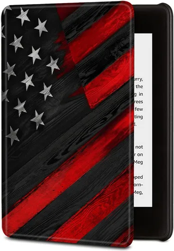 Vista 10 de BVDIKMI Funda para Kindle de 6 pulgadas (versión 11ª generación 2022), funda delgada de piel sintética con encendido y apagado automático