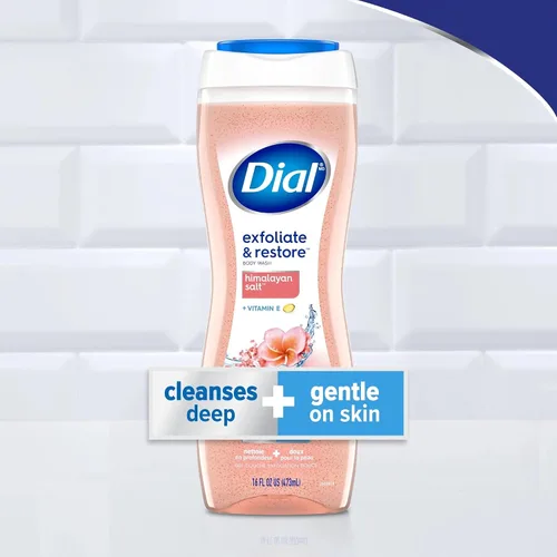 Vista 4 de Dial Gel de baño enriquecedor, sal del Himalaya, 16 onzas (paquete de 4)