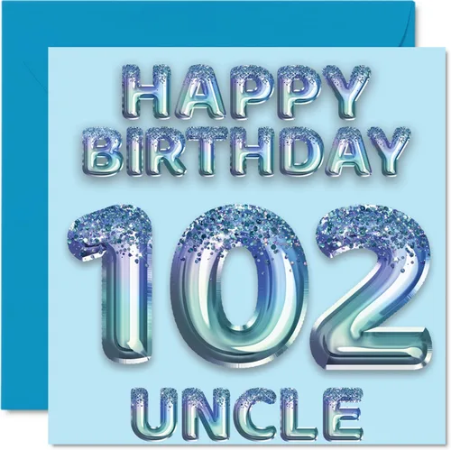 Vista 114 de Stuff4 Tarjeta de primer cumpleaños para niños, globo de fiesta con purpurina azul, tarjetas de feliz cumpleaños para niño de 1 año, nieto, hijo, 57
