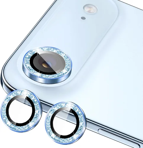 Vista 19 de Protector de lente de cámara compatible con iPhone 15 Plus y iPhone 15 (paquete de 4, 2 juegos), con purpurina brillante, funda de cámara