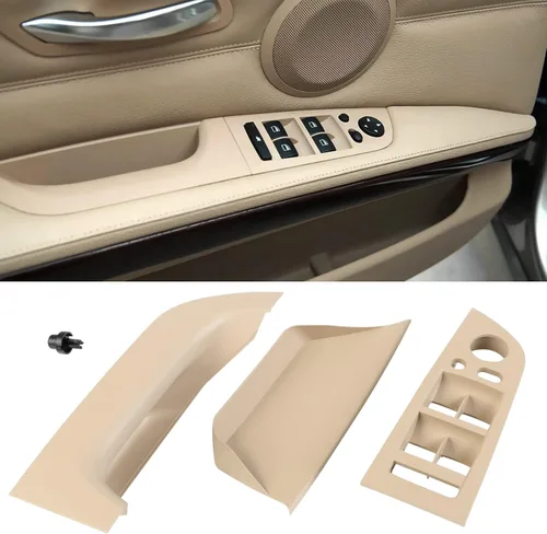 Vista 10 de Jaronx Para BMW Serie 3 E90 LCI/E91 LCI Manija de puerta lateral del Beige