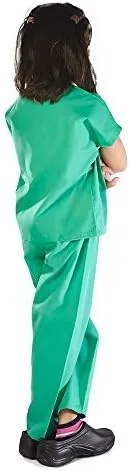 Vista 2 de M&M Scrubs - Disfraz de ropa de hospital súper suave para niños