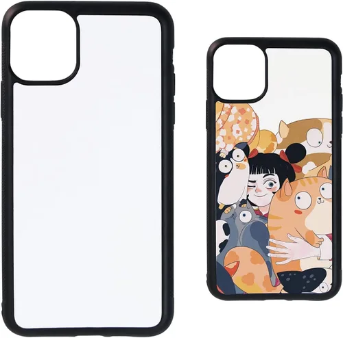 Vista 29 de 5 fundas para teléfono de sublimación para iPhone 11 de 6.1 pulgadas, fundas de teléfono imprimibles para teléfono personalizadas, fundas