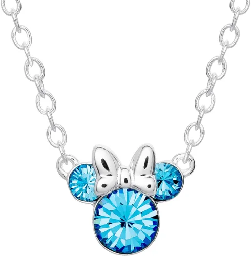 Vista 14 de Disney Minnie Mouse Birthstone Necklace for Women Official License Rosa de abril - Cristal transparente