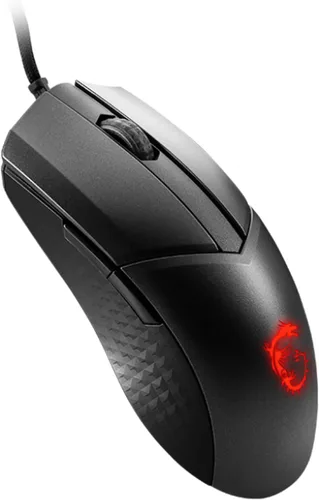Vista 3 de MSI Clutch GM41 - Mouse ligero para juegos, 16,000 DPI, interruptores Omron de 196.9ft, luz mística RGB, 6 botones programables, PCMac