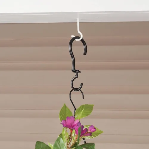Vista 3 de Ritadeshop Ganchos giratorios para planta de cesta