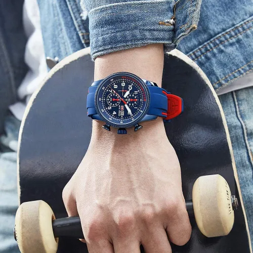 Vista 3 de AIMES Watch for Men Sport Military Waterproof Chronograph Mens Watches Analog Quartz Big Face Classic Stylish Fashion Casual Designer Business Work