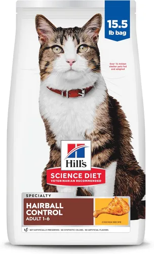 Vista 15 de Hill's Science Diet - Alimento seco para gatos con control de bola de pelo para adultos de 1 a 6 años